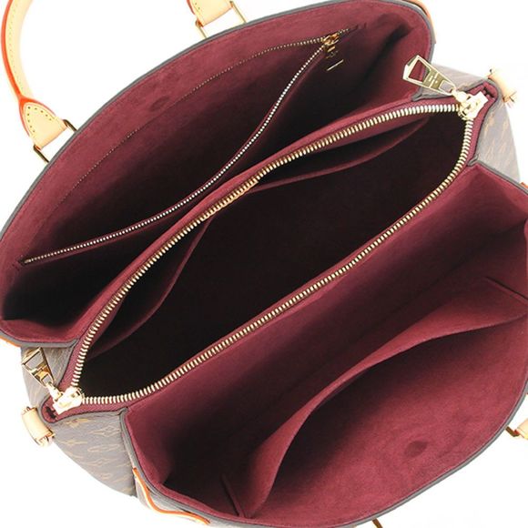 Louis Vuitton Soufflot MM Monogram Calf Leather Brown Gold Hardware Shoulder Bag - Picture 6 of 6